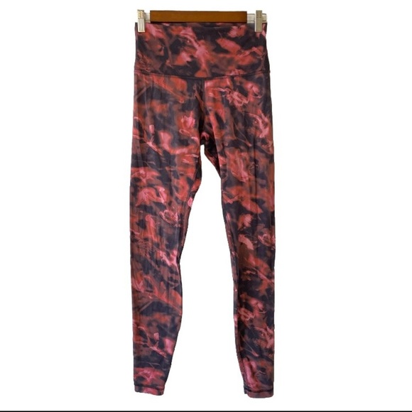 Lululemon Align High-Rise Pant 28" Intensity Pink Blossom Multi size 6 - Picture 1 of 12